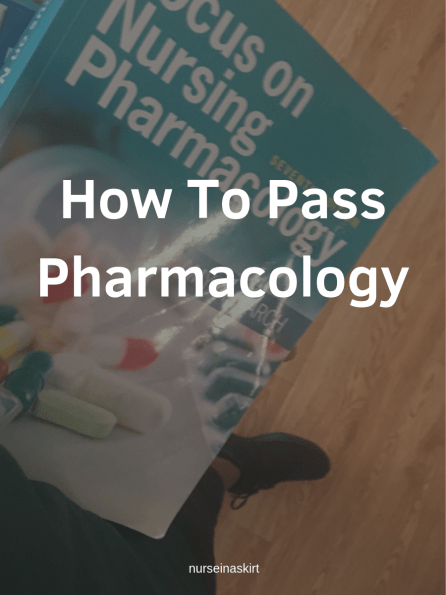 How I Passed Pharmacology