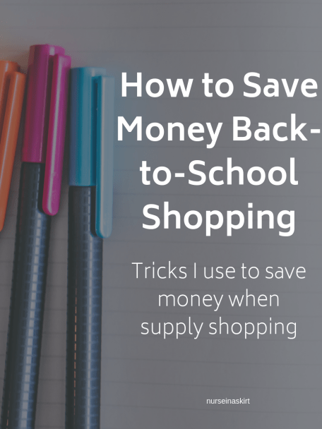 How to Save Money Back-to-School Shopping